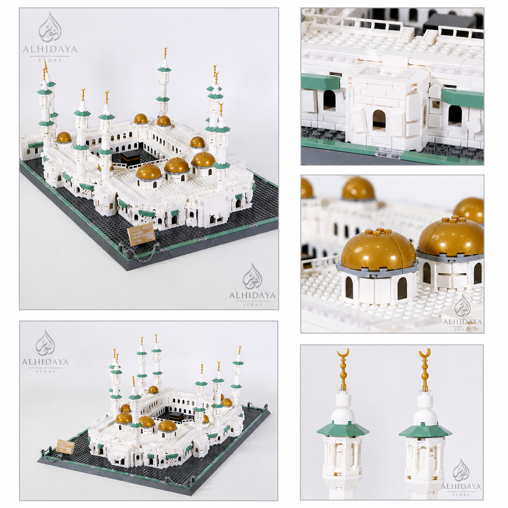 2291-Piece Great Mosque of Mecca Building Block Set – Educational Islamic Toy & Display Model