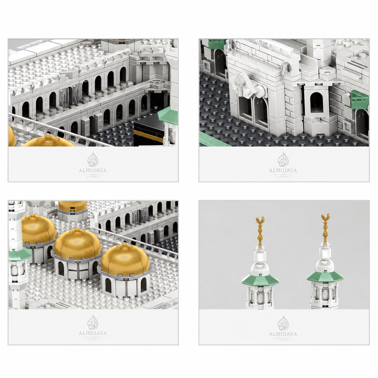2291-Piece Great Mosque of Mecca Building Block Set – Educational Islamic Toy & Display Model
