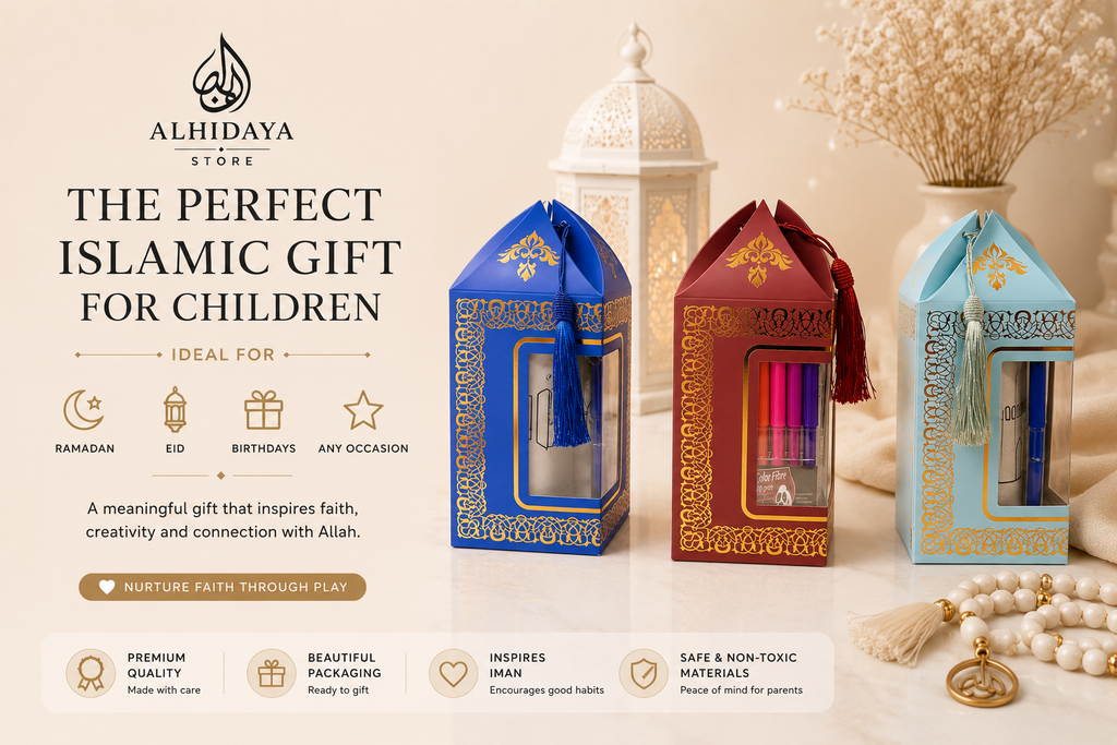Muslim Kids Prayer Mat – Reusable Coloring & Learning Activity Set - Muslim Kids Prayer Mat – Reusable Coloring & Learning Activity Set